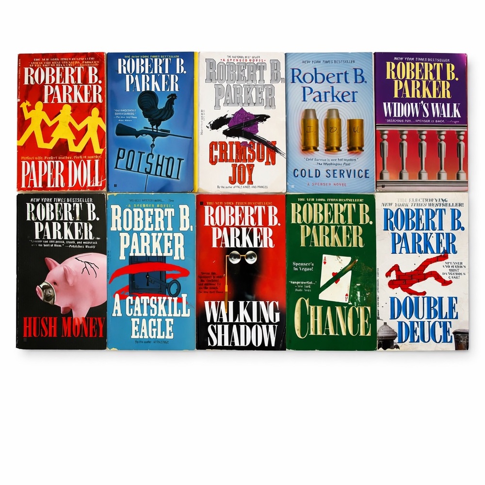 Robert B. Parker Spencer Series Book Lot of 10 Mystery Crime Thriller Paperbacks